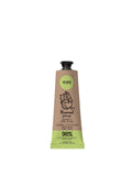 YOPE Caramel & Pistachio nourishing hand cream in a beige tube with a black cap, skin care.