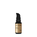 LE PURE Sensual Opulence – schwarze Glasflasche 15ml, Pumpverschluss, goldene Etikette, weißer Hintergrund – Gesichtsöl