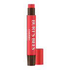 Burt’s Bees Lip Shimmer Cherry – red tube with brown cap, white background – lip care
