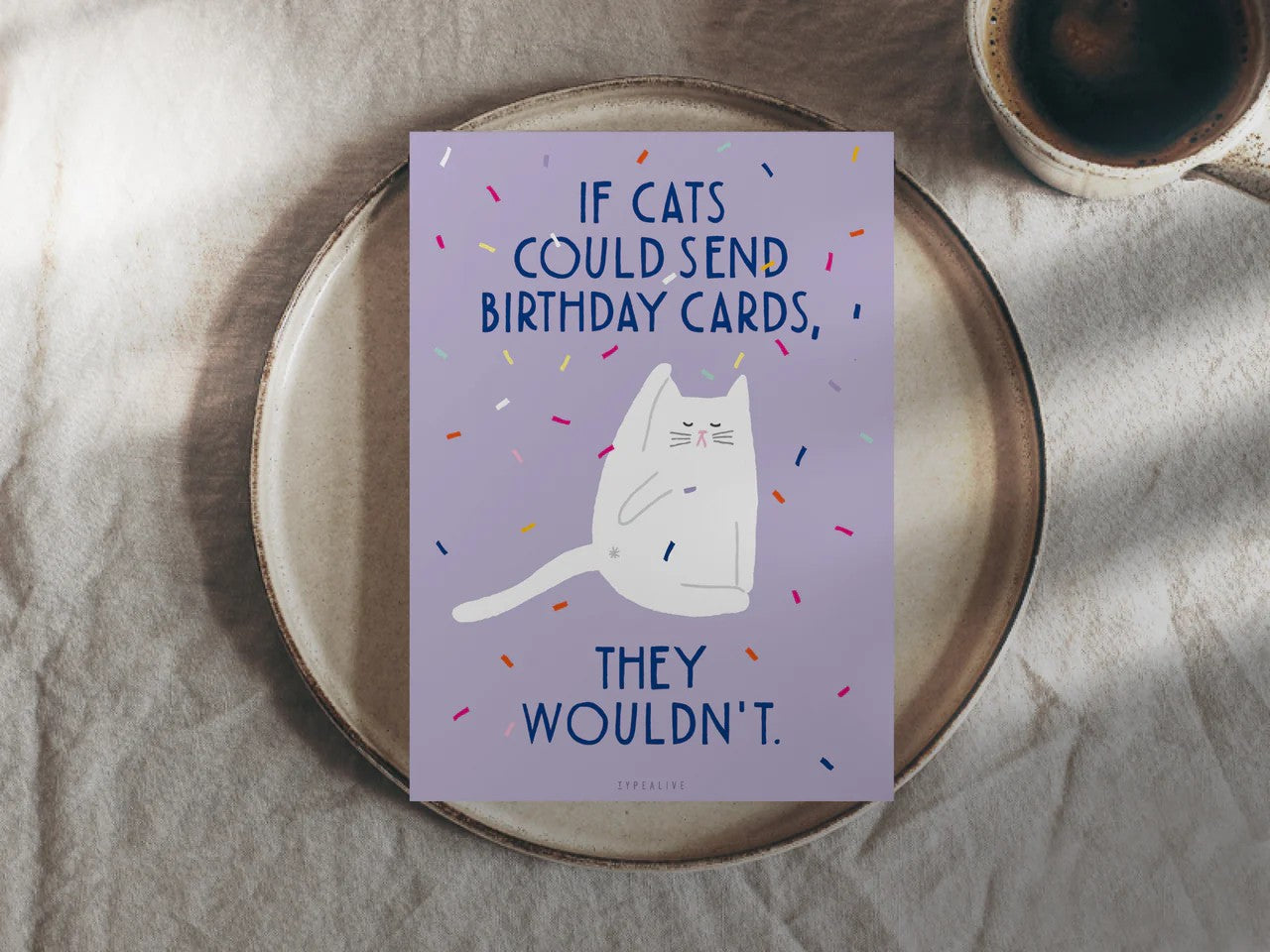 Postkarte If Cats Could Send Birthday Cards...