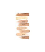 Foundation 06 Walnut – Farbprobe auf weißem Hintergrund, natürliche Hauttöne – Make-up