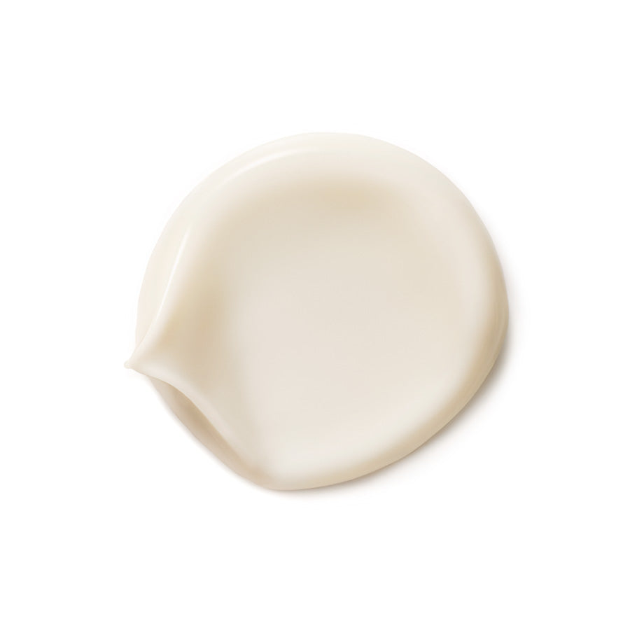 Cleansing Milk – creamy texture on white background – facial cleansing