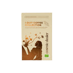 Cosmic Dealer I Quit Coffee Collection – cream cardboard box, brown illustration, white background – wellness