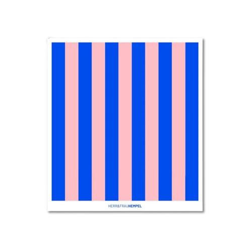 Schwammtuch Streifen blau/rosa