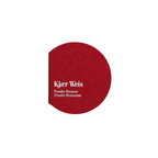 Kjaer Weis Powder Bronzer – round red compact, white background – makeup