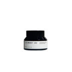 L:A BRUKET 282 Regenerierende Creme – schwarzer Tiegel 50ml, weißes Etikett, weißer Hintergrund – Hautpflege