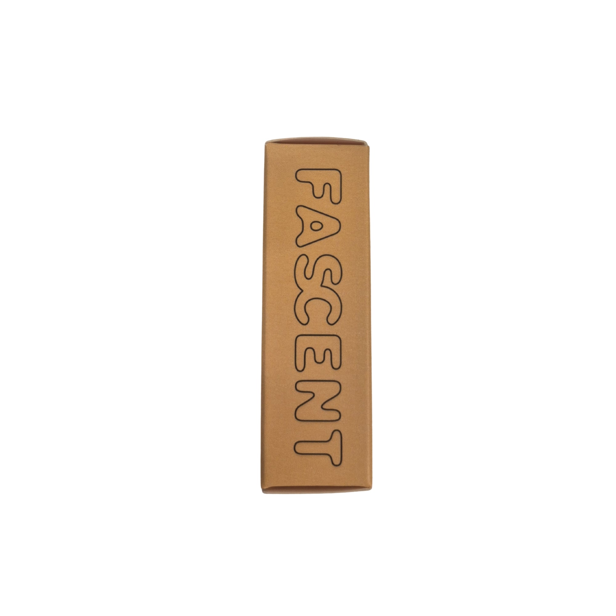 FASCENT Radical Softness Eau de Parfum – braune Kartonverpackung 2ml, weißer Hintergrund – Parfüm