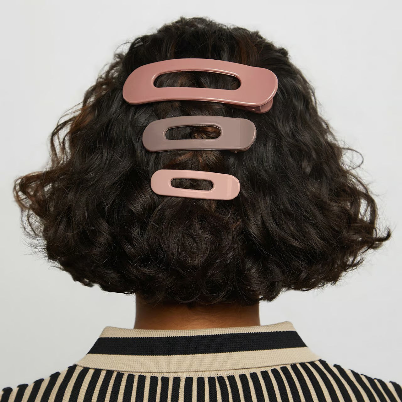 Flat Lay Claw Clips Set Ultra Glossy Terracotta