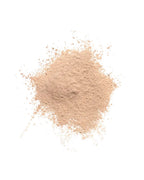 Silk Glow Powder Perihelion – lose Puderprobe, beige, weißer Hintergrund – Make-up