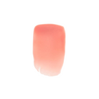 Lip Gloss Blossoming Refill – pfirsichfarbener Lipgloss-Swatch auf weißem Hintergrund – Lippenpflege