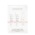 INNERSSENSE Color Travel Trio – 3 weiße Tubes & Sprayflasche, 59 ml, weißer Hintergrund – Haarpflege