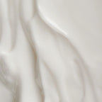 Close-up of the creamy texture of Bergamot Pear body milk for skin care