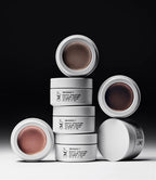 (M)ANASI 7 Eye Glow Colour – weiße Tiegel 5g, silberner Deckel, schwarzer Hintergrund – Augenmake-up