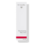 Dr. Hauschka Rose Nurturing Body Cream – white tube 145ml, red stripe, white background – body care