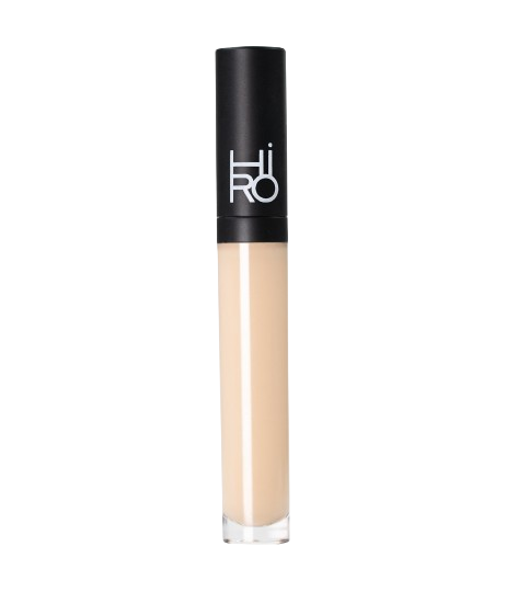 Hiro Liquid Concealer #2 Light – durchsichtige Tube mit schwarzem Deckel, weißer Hintergrund – Make-up
