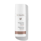 Dr. Hauschka Regeneration Ölserum Intensiv – weißes Fläschchen mit braunem Band, weißem Hintergrund – Hautpflege