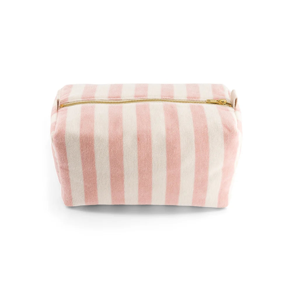 Vic Pouch Terry Stripes Light Pink