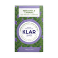 KLAR 1840 Fester Conditioner Teebaumöl & Lavendel – 100g, grüne Verpackung mit lila Akzenten, weißer Hintergrund – Haarpflege