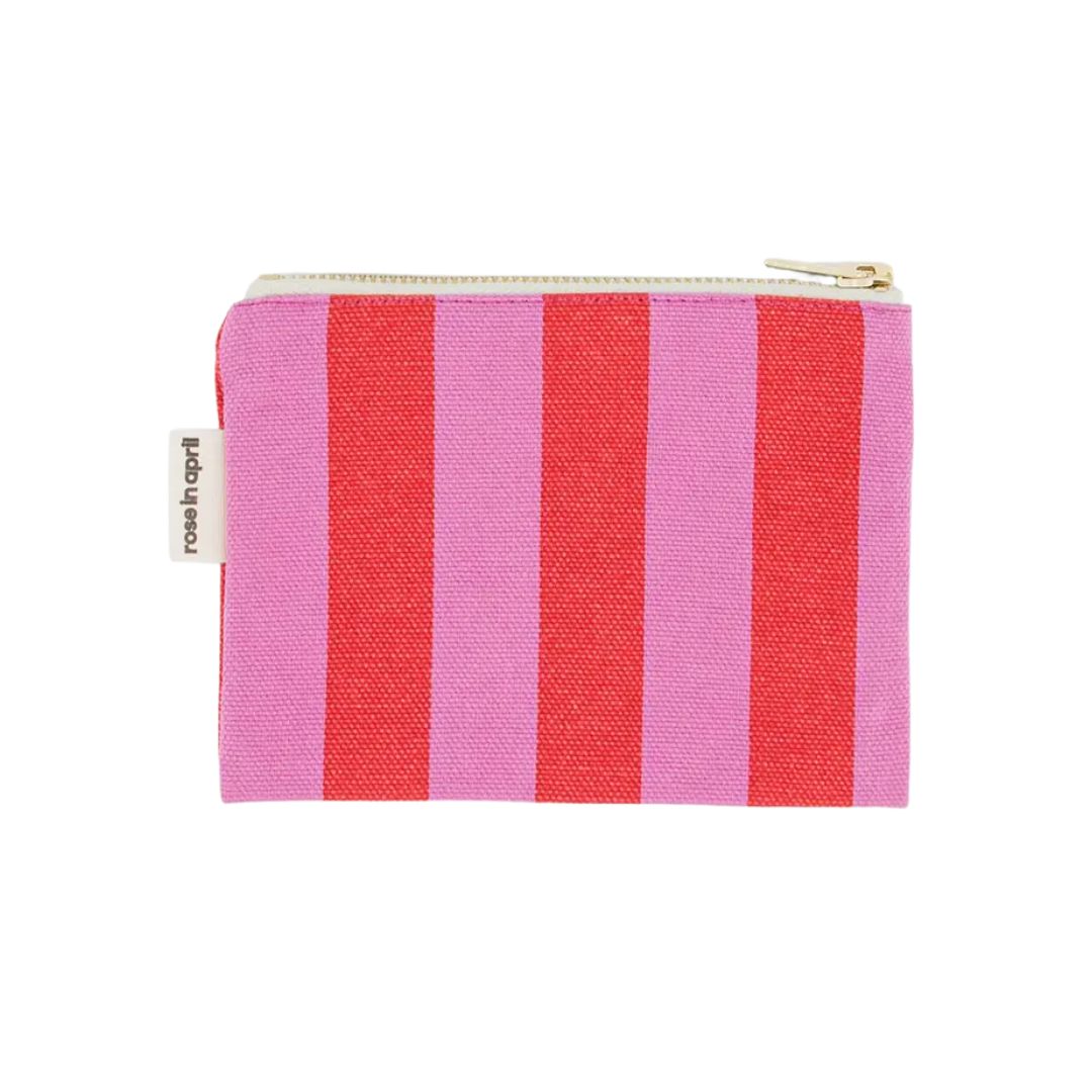 Porte-monnaie Marie Stripes Orchid/red