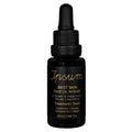 Ipsum Best Skin Face Oil Intense – schwarze Glasflasche 20ml mit Pipettenverschluss, weißer Hintergrund – Hautpflege