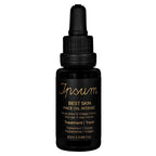 Ipsum Best Skin Face Oil Intense – schwarze Glasflasche 20ml mit Pipettenverschluss, weißer Hintergrund – Hautpflege