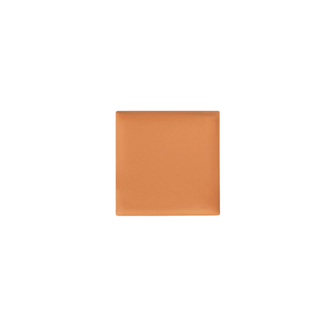 Cream Bronzer Refill – quadratische braune Creme, weißer Hintergrund – Gesichtsbräunung