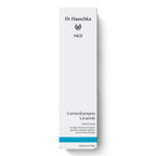 Dr. Hauschka Med Cremeshampoo Lavaerde – weißes Kartonpaket mit blauer Linie, weißer Hintergrund – Haarpflege