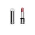 Kjaer Weis Lip Stick Mesmerize – rosafarbener Stift in silberner Tube, weißer Hintergrund – Lippenstift