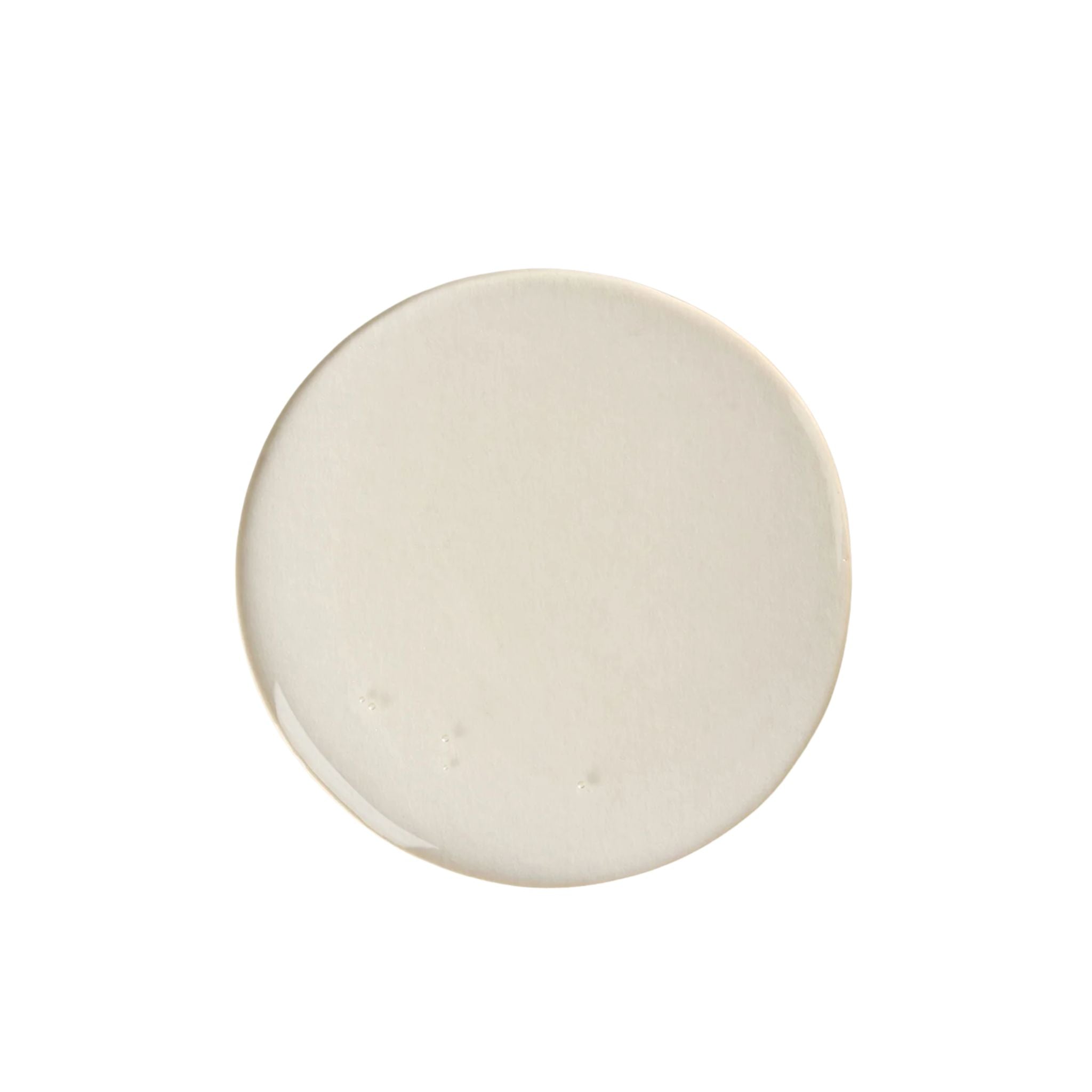 Texture of Mediterranean Vanilla Blossom Duschgel, creamy drop on white background, body care