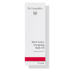 Dr. Hauschka Birken Arnika Pflegeöl – weißes Karton 75ml, roter Streifen, weißer Hintergrund – Körperpflege