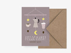Postkarte Hello Baby....