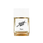 Turbulent Romantic Parfum – square glass bottle with white cap, white background – perfume