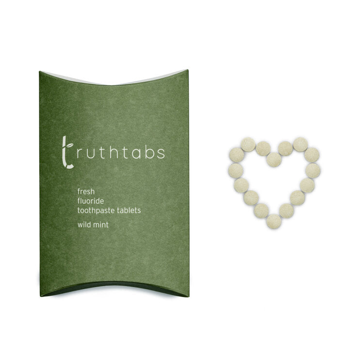 Fresh Fluoride Toothpaste Tablets Wild Mint