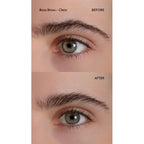 Boss Brow Clear eyebrow gel before and after comparison – defined brows – eyebrow care