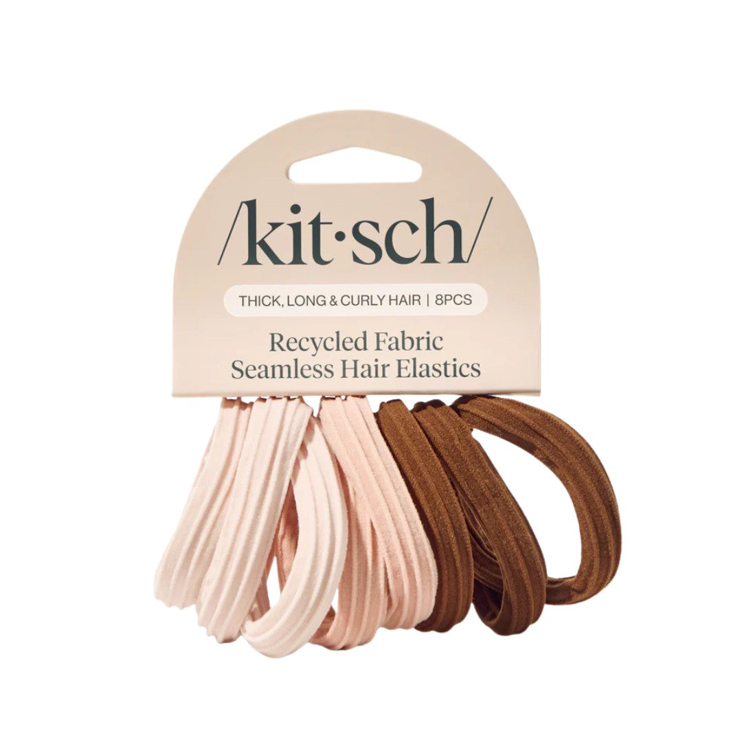 Seamless Hair Elastics Rosewood