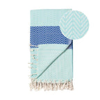 Hamamtuch Balik Mint Blue