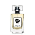 Vamp À Ny Eau de Parfum – klares Glasflakon mit schwarzem Sprühkopf, weißem Etikett und transparentem Deckel – Parfüm
