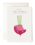 Radish Grußkarte