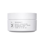(M)ANASI 7 Botanical Body Cream Calantha – white jar 100ml, white lid on white background – body care