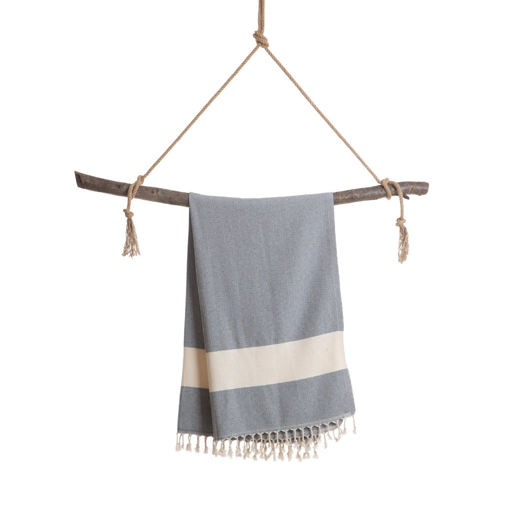Hamamtuch Diamant Blau