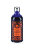 Acqua di Fiori D'Arancio – dunkelblaue Glasflasche mit silbernem Deckel, weißer Hintergrund – Gesichtswasser