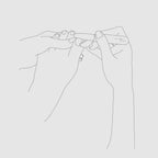 Short Nail File by nova noa – minimalist line drawing, grey background – nail care