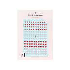 Nail Tattoo rote Herzen