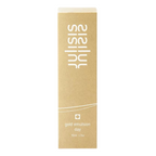 Julisis Gold Emulsion Day – goldene Kartonverpackung 50ml, weißer Hintergrund – Hautpflege