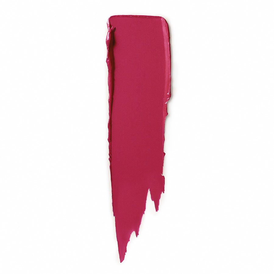 Lipstick 06 Azalea – kräftiger rosaroter Farbstrich auf weißem Hintergrund – Lippenstift