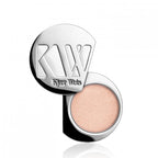Kjaer Weis Eye Shadow Cloud Nine Refill – pink eyeshadow in silver compact, white background – makeup