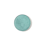 Natural Pressed Eye Shadow Loop Refill – türkisfarbenes Lidschattenpulver, weißer Hintergrund – Augenmake-up