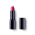 Lipstick 06 Azalea – schwarzer Lippenstift-Tube mit rosafarbenem Stift, weißer Hintergrund – Make-up