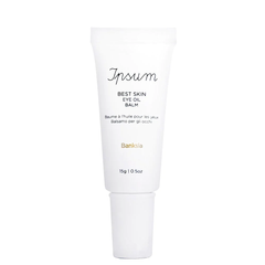 Ipsum Best Skin Eye Oil Balm – weißer Tube 15g, weißer Deckel, weißer Hintergrund – Augenpflege