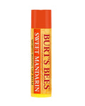 Burt’s Bees Sweet Mandarin Lip Balm – orange tube, yellow background – lip care